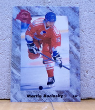 RARE VINTAGE INTERNATIONAL CARD HOCKEY STAR MARTIN RUCINSKY LITVINOV / EDMONTON