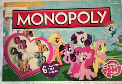 NEW Little Pony Monopoly USAopoly / Hasbro Opened Box, All Contents are Sealed