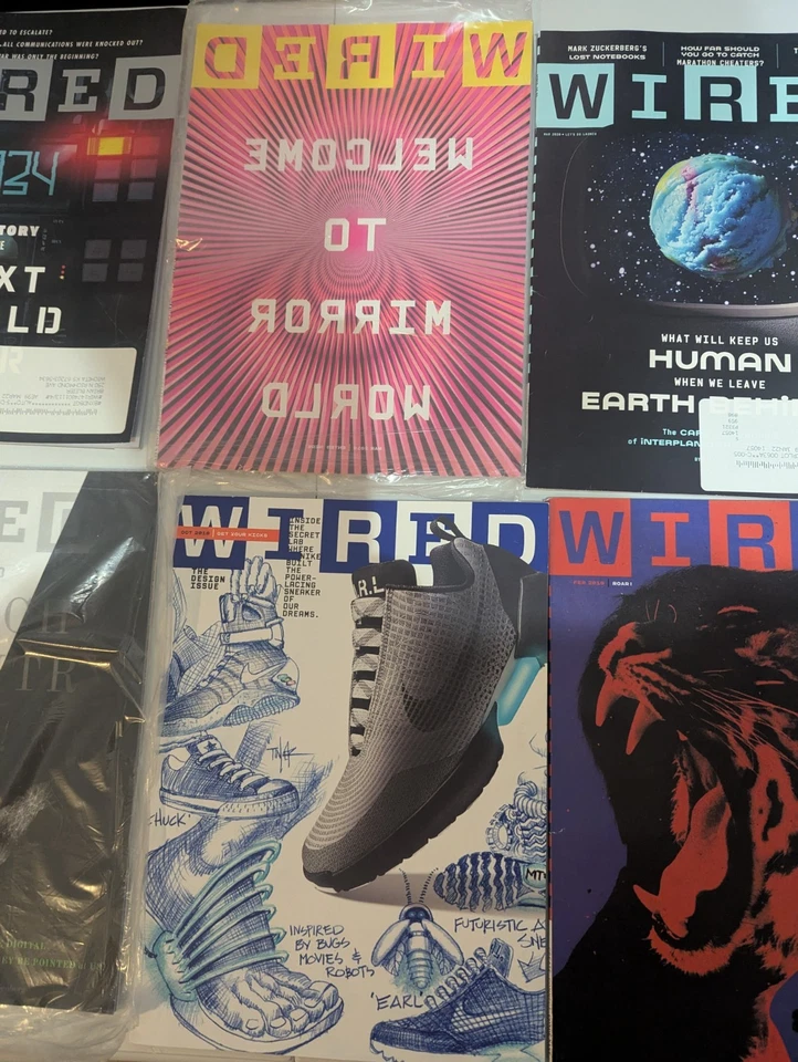 Huge Wired Magazine Lot, Various Years Some Never Opened Elon Mark Bezos - Image 3 of 4