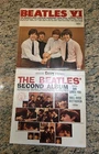 The Beatles Lot Of 2 Vintage Vinyl Beatles VI  + Beatles Second Album
