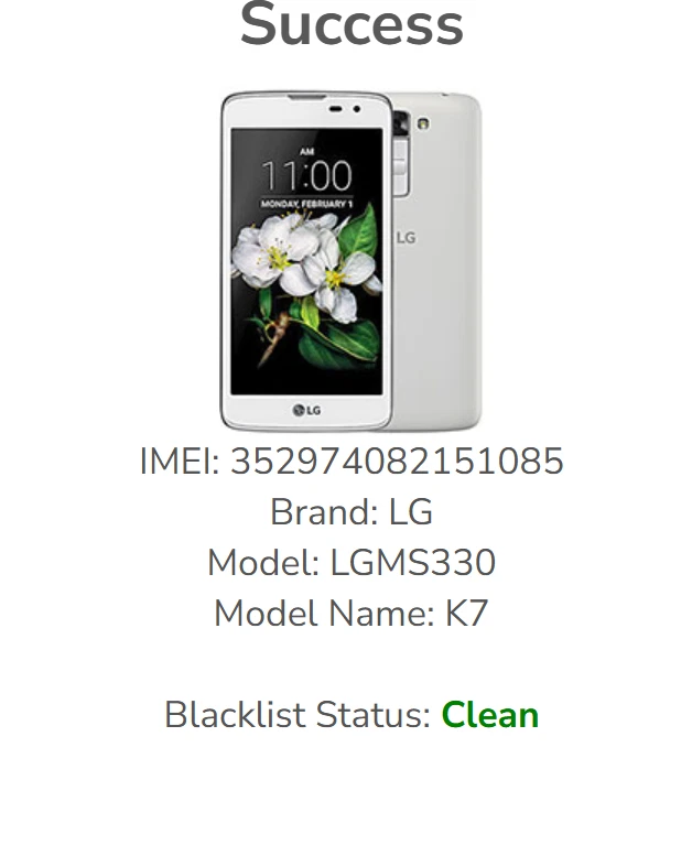 LG K7 LGMS330 smartphone tested working clean IMEI - Image 2 of 4