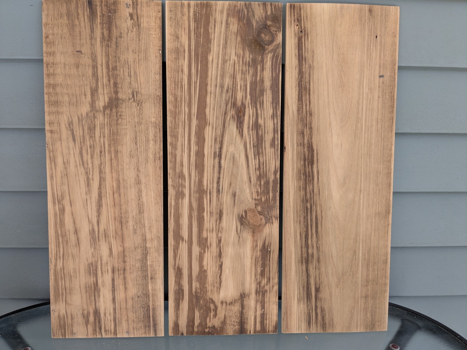 3 Thin Antique Old Growth Pine Wood Panels 19 1/2" X 6 1/2" X 1/4"  Lot  X75