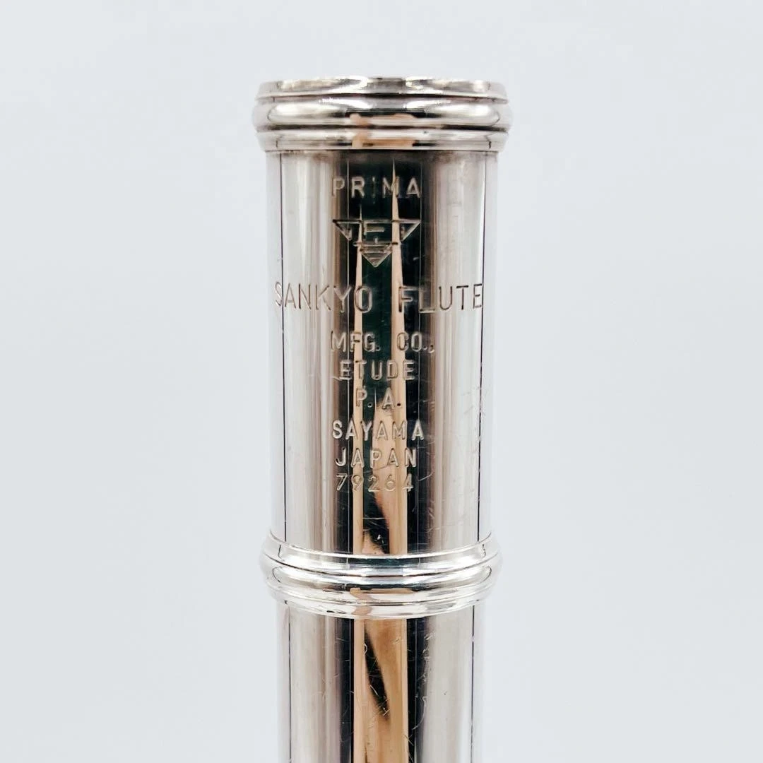 SANKYO PRIMA ETUDE PA 925 Silver Flute Head Joint with Case Used