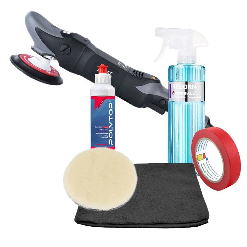 Pack Shine Mate EP820 Polytop Essentiel avec polisseuse rotative filaire