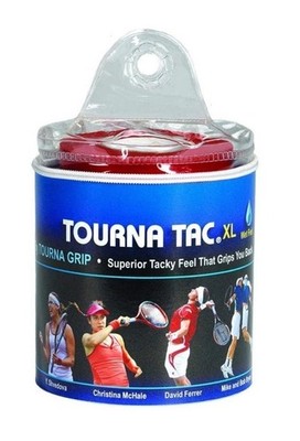 Tourna TAC Overgrip 30 Pack: Tourna Tennis Overgrips, White