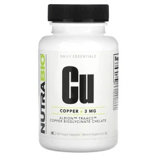 Copper, 3 mg, 90 Veggie Capsules