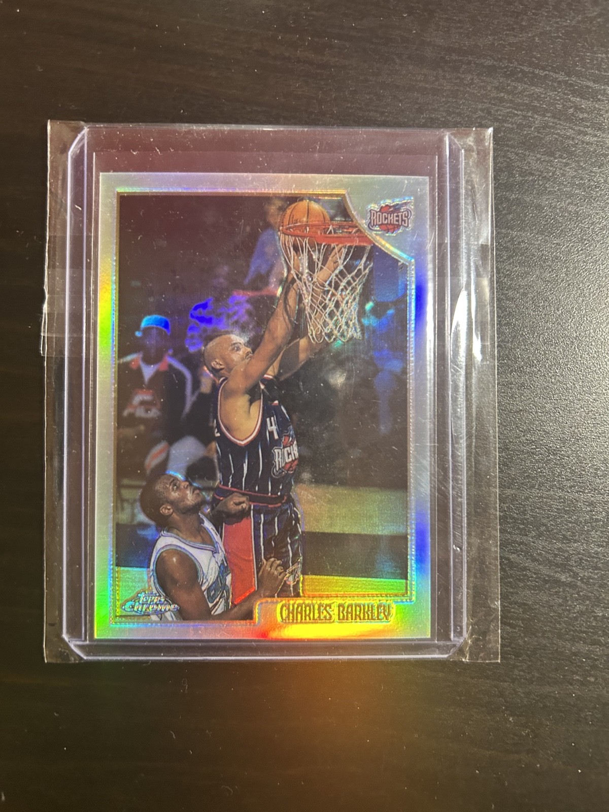 1998-99 Topps Chrome Basketball Refractor #94 Charles Barkley Hof Rockets