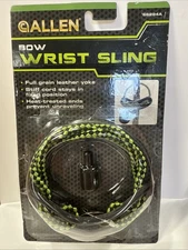 Allen - Bow Wrist Sling 66294A - full Grain leather yoke - Green & Black