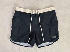 Pacsun Men's Size M Swim Trunks Green and Beige