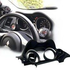 07 17 Mitsubishi Lancer Evo Cluster 52mm Dual Gauge Pod Mount Speedometer Trim