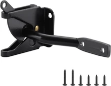 Gate Latch for Wooden Fence Gates, Self-Locking Gate Latches, Heavy Duty Wood Do