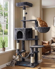 Hey-brother Cat Tree, Multi-Level Sisal Covered Scratching Posts, MPJ050G