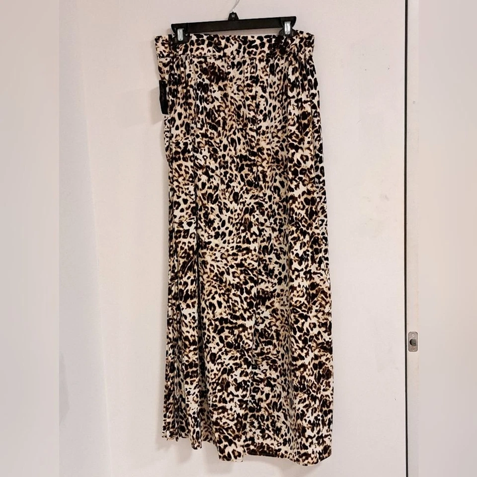 Pantalones Thalia Sodi Animal Print Pierna Ancha Nuevos con Etiquetas Misses Talla Mediana Foto 4 de 4