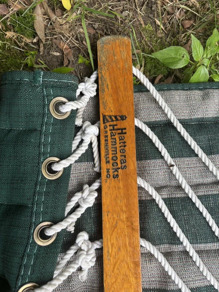 Rede de lona genuína HATTERAS HAMMOCK tamanho completo - Imagem 2 de 4