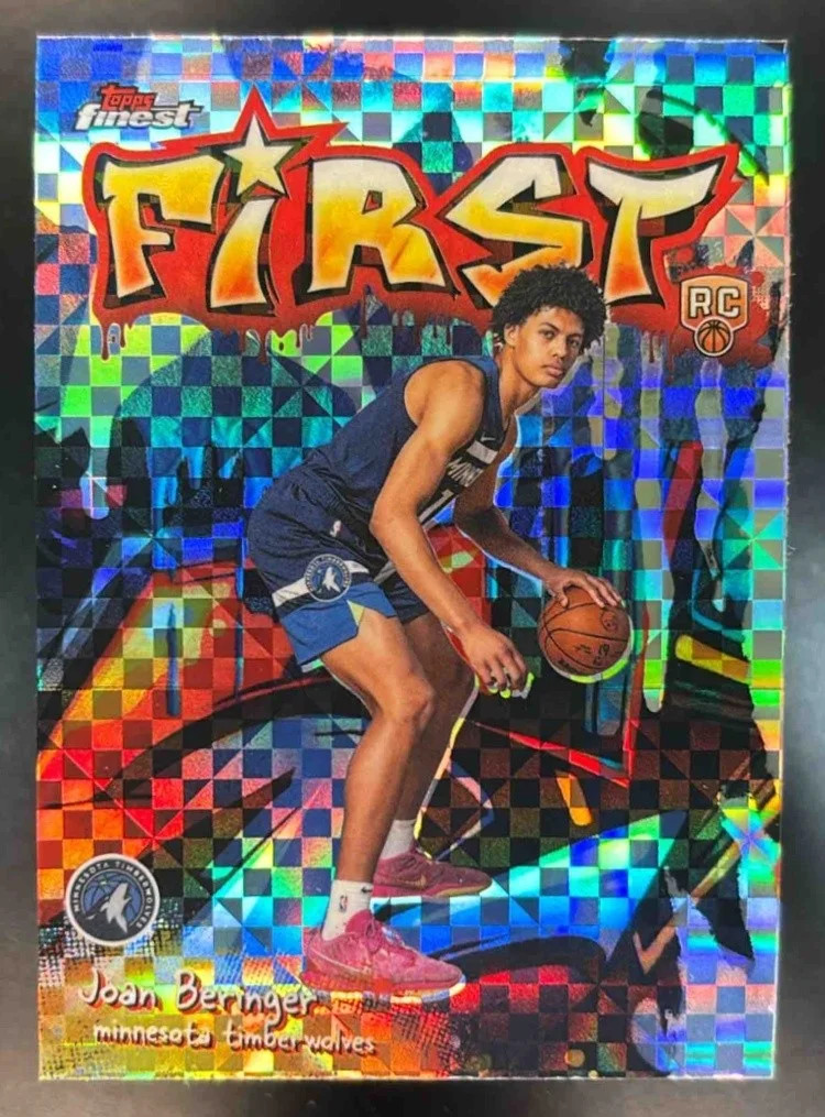 2025-26 Topps Finest Joan Beringer First X-Fractor RC Minnesota