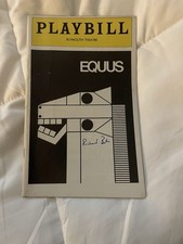 Equus Signed Playbill Autographed By Richard Burton.