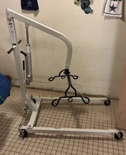 Hoyer HML400 400LB Manual Hydraulic Patient Full body lift 6 point cradle sling 