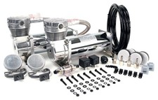Viair 48032 - Chrome 480c Dual Air Compressor Pack W Pressure Switch Relays Viair 48032 - Chrome 480c Dual Air Compressor Pack W Pressure Switch Relays