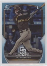 2023 Bowman Draft Chrome Sky Blue Refractor Jay Beshears #BDC-166 15g0