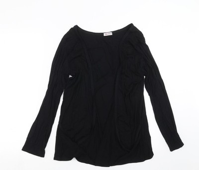 Schwarze Strickjacke Damen UK Größe 2XL Optik