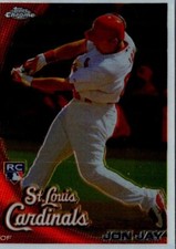 2010 Topps Chrome # 178 Jon Jay Rookie RC St. Louis Cardinals Angels Cubs Star