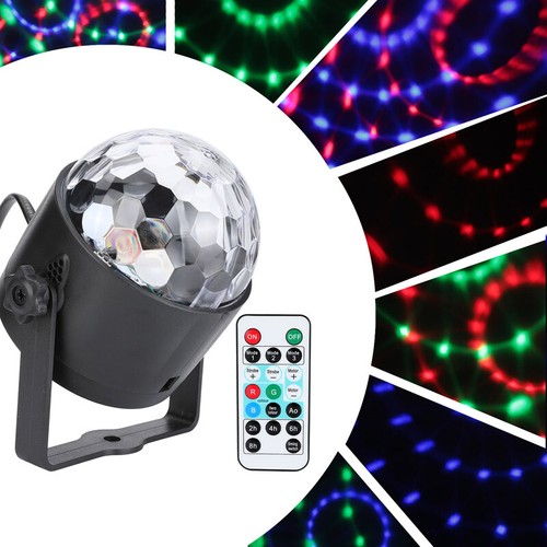 RGB LED Projector Party Disco Club DJ Light Crystal Magic Ball Effect Stage Lamp - Picture 2 of 15