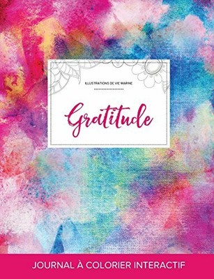 Journal De Coloration Adulte Gratitude Illustrations De Vie Marine Toile A Ebay