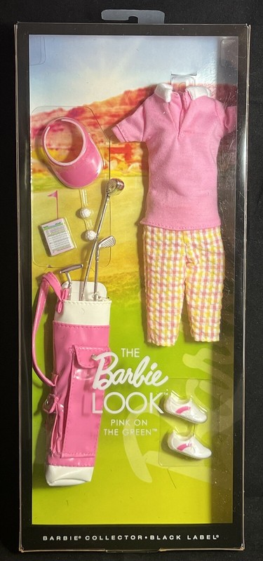 2012 THE BARBIE LOOK PINK ON THE GREEN FASHION ~ BLACK LABEL ~NRFB