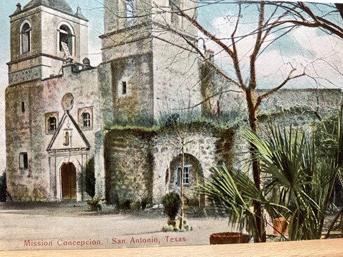 Mission Concepcion: San Antonio, TX - Vintage Postcard - Picture 2 of 3