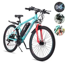 26" Adults Teen Electric Mountain Bike 350W 36V Bicycle EBike W/ Shimano Shifter