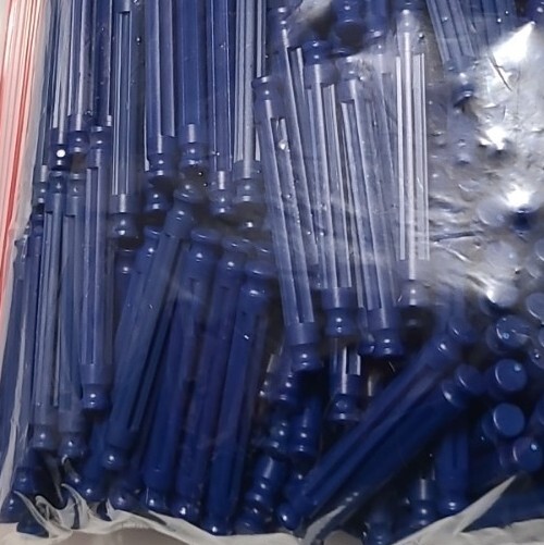 Lot 2000 Aste K'Nex Blu Scuro 2-1/4" - 2 Sacchetti Da 1000 Pezzi - Usate Ottime Condizioni