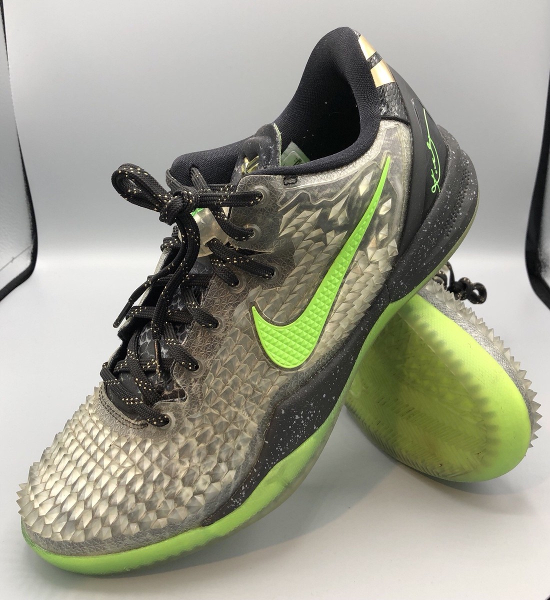 Nike Zoom KOBE VIII 8 SYSTEM SS CHRISTMAS GREEN BLACK 639522-001