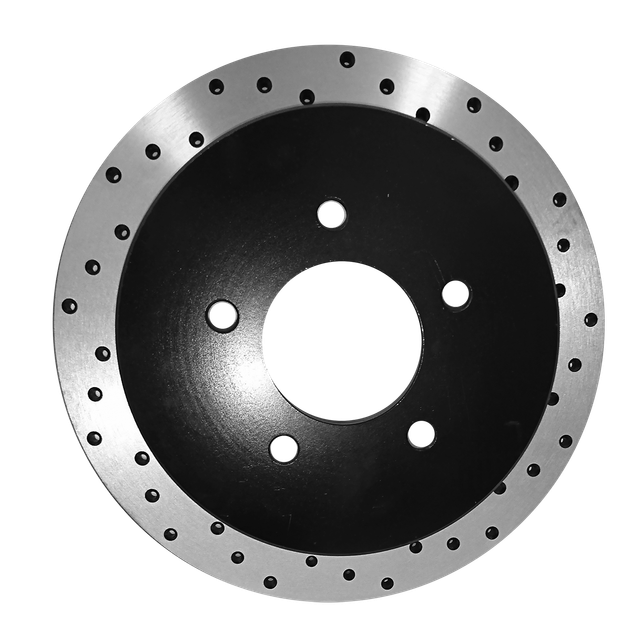 [Rear Cross Drilled Brake Rotors Ceramic Pads] Fit 1416 Nissan 370Z