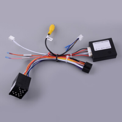 Android Radio GPS 16Pin Cable Harness Adapter w/Canbus Fit For BMW E39 E53