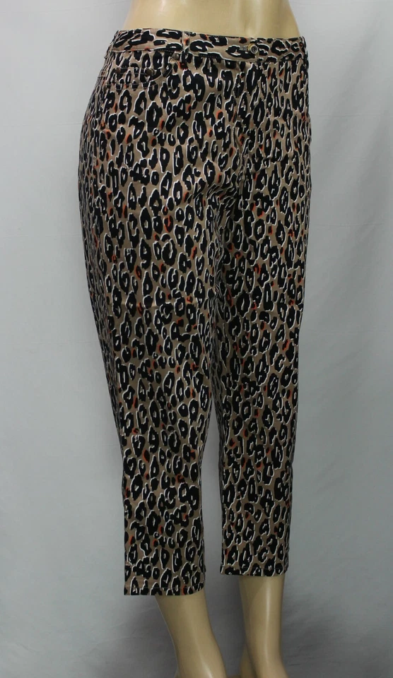 Pantalones cortos para mujer Hearts of Palms elásticos con estampado animal tostado talla 12 Foto 4 de 4