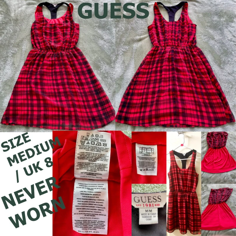 Guess top plaid dress