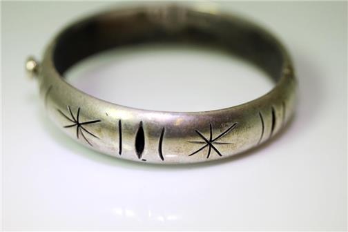 Vintage Taxco Mexico TB-90 Sterling Silver Star Hinge