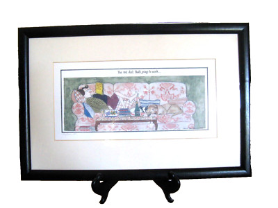 Annie Tempest LE 125/1000 Art Print Signed Dated & Framed & Matted 11'' x 17''