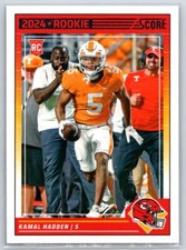 2024 Score #378 Kamal Hadden Rookie Card (RC)