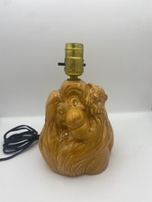 Lion King Ceramic Lamp Vintage Tested Works