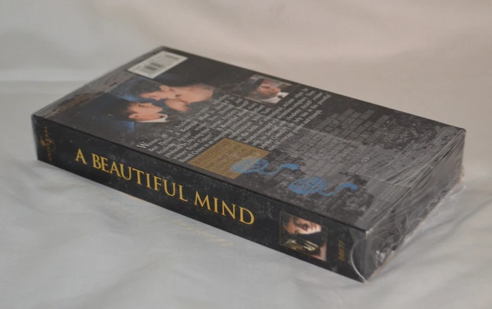A Beautiful Mind (1991) New Sealed VHS Video Tape Movie Russell Crowe - Image 4 of 4