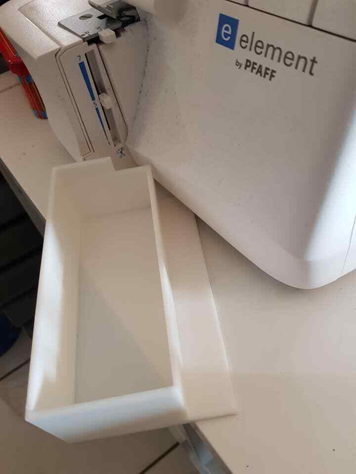 SEYLAB | Bac à Déchets Pour Surjeteuse, Compatible LIDL