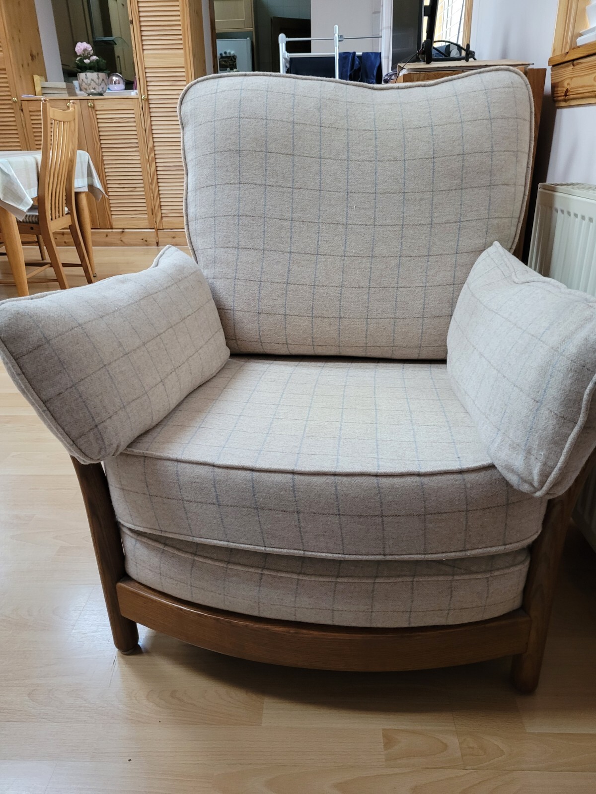 ercol 2 seater sofa and chair eBay