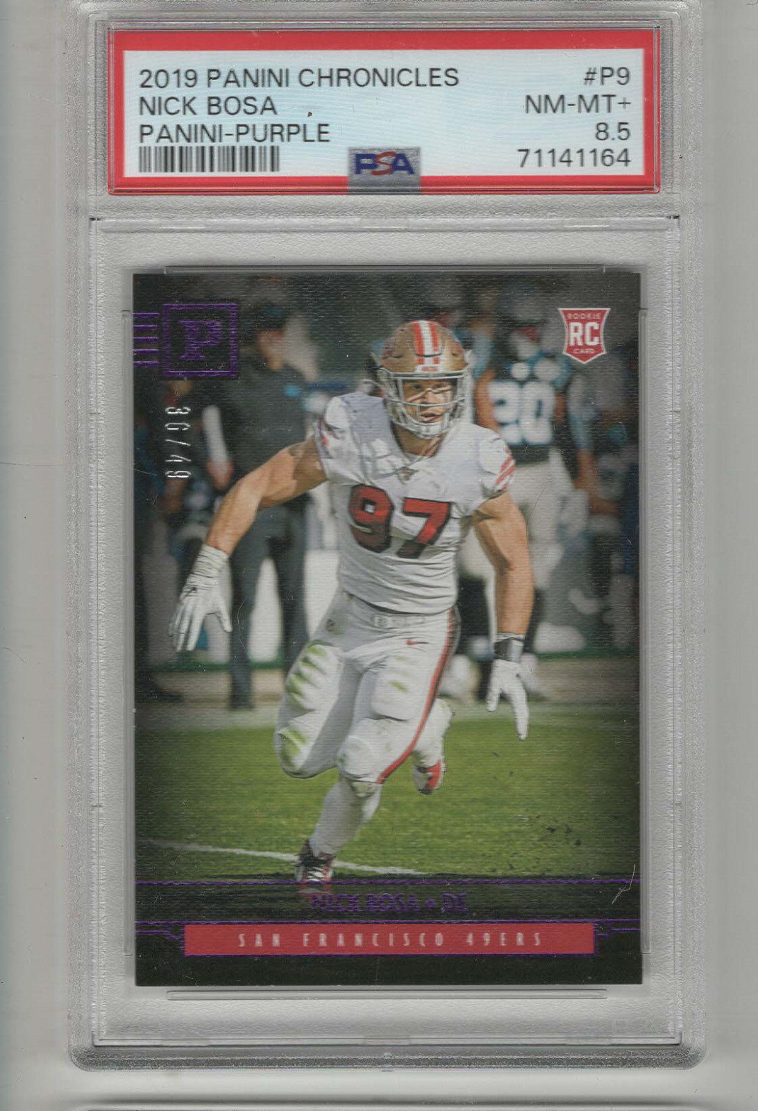 Nick Bosa Panini Chronicles Panini #P9 Purple