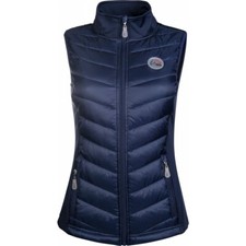HKM Basel Jersey/Nylon Gilet - Navy - Fab Gift - Size 8-18  (Popular Item) warm