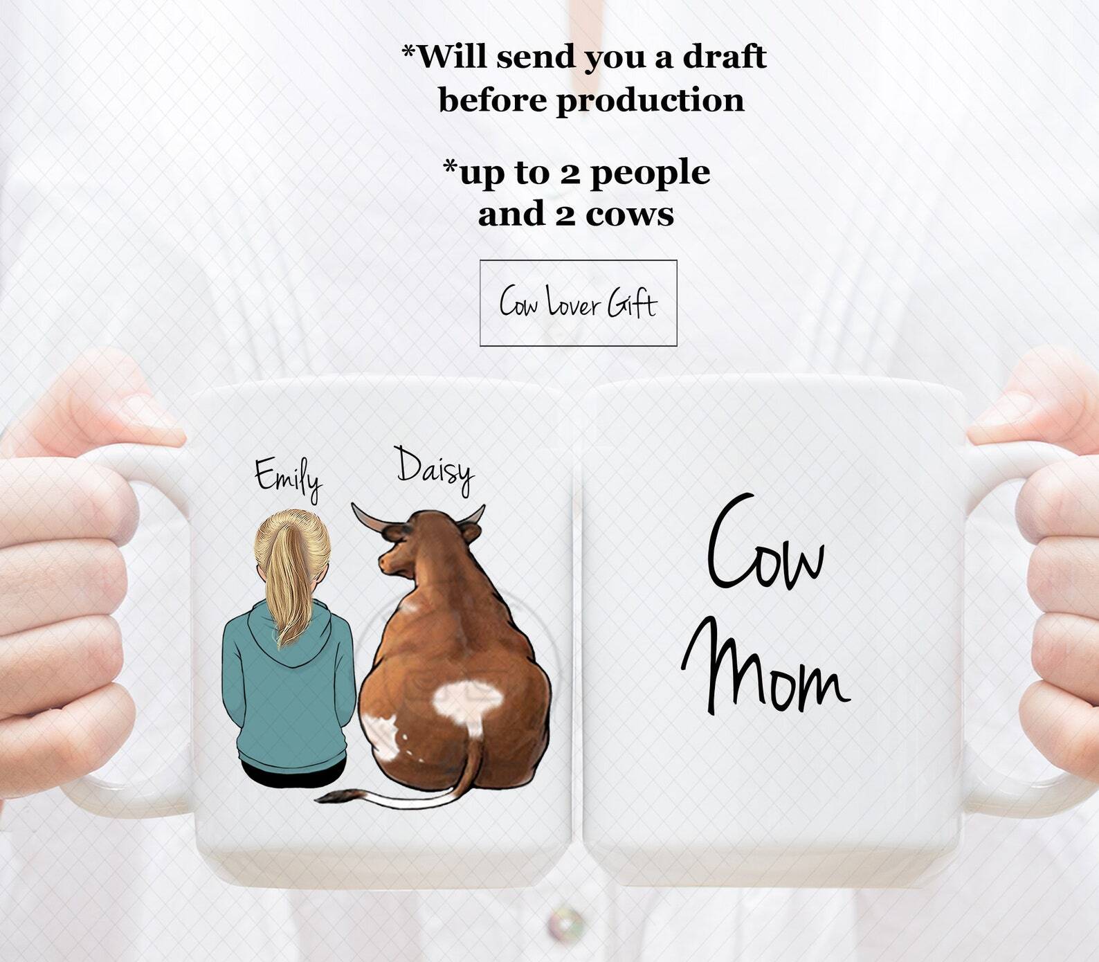 Custom Cow Mug Cow Dad Mug Cow Mom Mug Cow Lover Mug Cow Lover Gift
