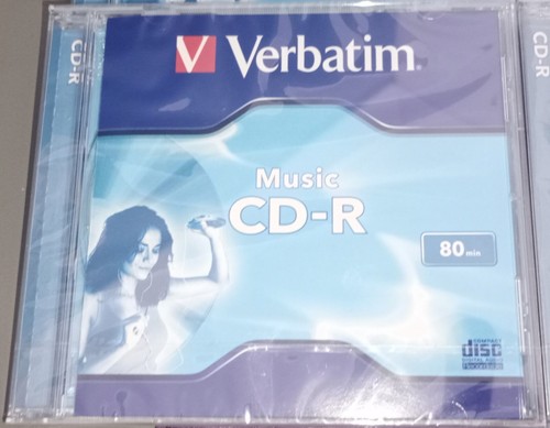 Verbatim Music CD-R Jewel Case CDR Enregistreable Audio vierge 80 min 43365 x 9 NEUF - Photo 6/6