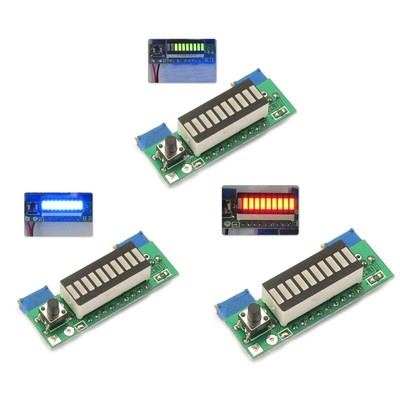 Diy Kits LM3914 3.7V Lithium Capacity Module Tester LED Displa