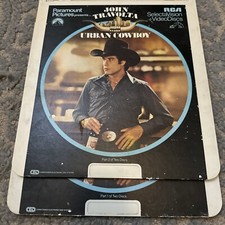 Urban CowBoy Part 1 Part 2 Travolta CED Video Disc Movie