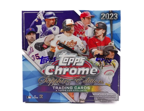 2023 Topps Chrome Baseball Sapphire Edition Sealed Hobby Box Fast Ship